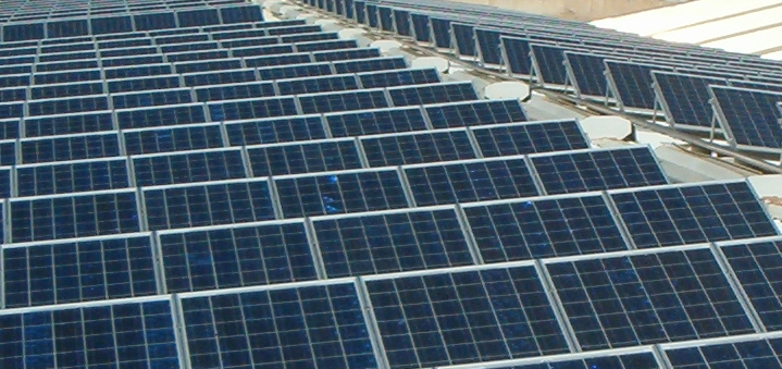 paneles fotovoltaicos cubierta